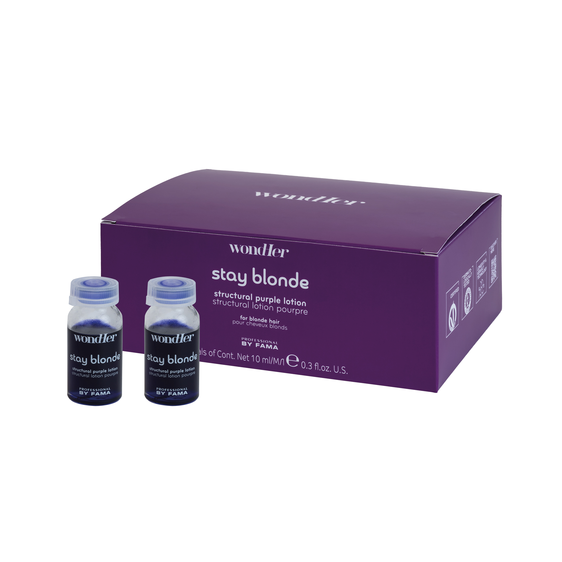 Stay Blonde Purple Structural Vials 12x 10ml - Image 1